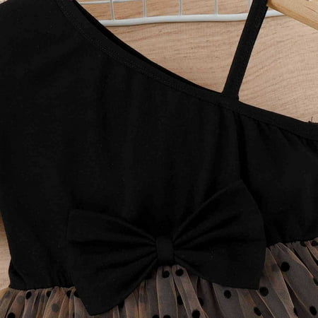 Aayomet Flower Girl Dresses For Wedding Toddler Girls Sleeveless Dot Prints Tulle Ruffles Princess Dress Dance Party Dresses Black 6-7 Years
Aayomet Flower Girl Dresses For Wedding Toddler Girls Sleeveless Dot Prints Tulle Ruffles Princess Dress Dance Party Dresses Black 6-7 Years