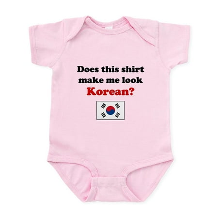 CafePress - Make Me Look Korean Infant Bodysuit - Baby Light Bodysuit Size Newborn - 24 Months
CafePress - Make Me Look Korean Infant Bodysuit - Baby Light Bodysuit Size Newborn - 24 Months