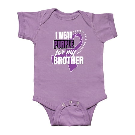 Inktastic Chronic Pain I Wear Purple For My Brother Gift Baby Boy or Baby Girl Bodysuit
Inktastic Chronic Pain I Wear Purple For My Brother Gift Baby Boy or Baby Girl Bodysuit