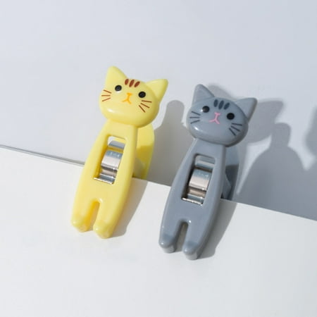 Trayknick 2 Pack Of 6Pcs Sealing Clip Fresh-keeping All-purpose PS High Durability Cartoon Cat Food Clip for Daily Use
Trayknick 2 Pack Of 6Pcs Sealing Clip Fresh-keeping All-purpose PS High Durability Cartoon Cat Food Clip for Daily Use