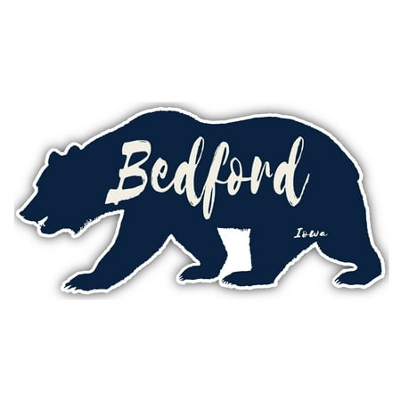 Bedford Iowa Souvenir 3x1.5-Inch Fridge Magnet Bear Design