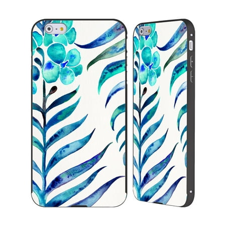 OFFICIAL CAT COQUILLETTE FLORALS BLACK ALUMINIUM BUMPER SLIDER CASE FOR IPHONE PHONES