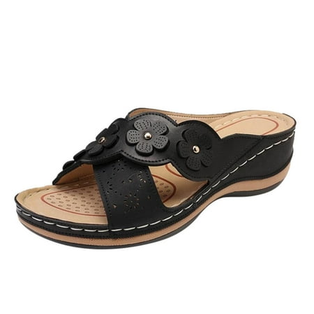 Hvyesh Orthopedic Sandals for Women Women Walking Slippers with Arch Support Anti-Slip Breathable Sandal Vintage Flip Flop
Hvyesh Orthopedic Sandals for Women Women Walking Slippers with Arch Support Anti-Slip Breathable Sandal Vintage Flip Flop