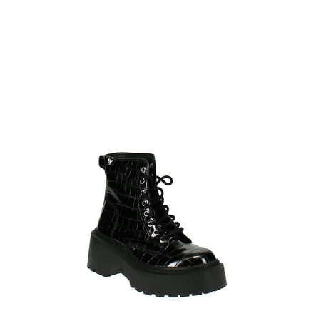 Steve Madden | Slasher Platform Combat Booties | Black | Size 5.5