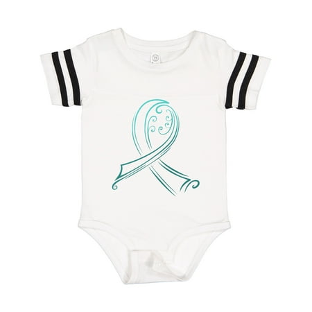 Inktastic Teal Ribbon- Ovarian Cancer Awareness Gift Baby Boy or Baby Girl Bodysuit
Inktastic Teal Ribbon- Ovarian Cancer Awareness Gift Baby Boy or Baby Girl Bodysuit