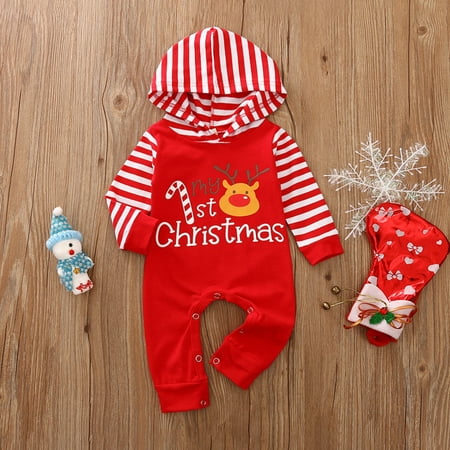CieKen Newborn Infant Baby Boys Long Sleeve Hooded Romper Fleece Jumpsuit Christmas Clothes Clearance Toys
CieKen Newborn Infant Baby Boys Long Sleeve Hooded Romper Fleece Jumpsuit Christmas Clothes Clearance Toys