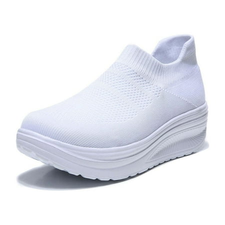 Summer Savings Clearance! Zpanxa Womens Casual Shoes Womens Shoes Sports Flying Woven Breathable Mesh Hollow Out Fashion Casual Running Shoes White 42
Summer Savings Clearance! Zpanxa Womens Casual Shoes Womens Shoes Sports Flying Woven Breathable Mesh Hollow Out Fashion Casual Running Shoes White 42