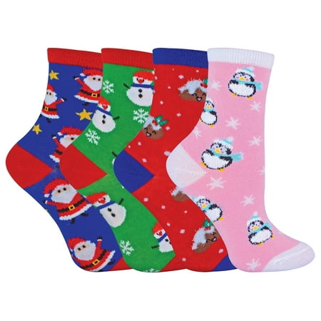 4 Pairs Kids Cotton Rich Christmas Socks | Festive | Winter | 4 Designs
4 Pairs Kids Cotton Rich Christmas Socks | Festive | Winter | 4 Designs
