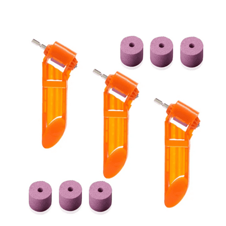 Toyella Portable Grinder Grinding Drill Bit Tool Grinding Twist Drill Orange 3PIECES 6STONES
Toyella Portable Grinder Grinding Drill Bit Tool Grinding Twist Drill Orange 3PIECES 6STONES