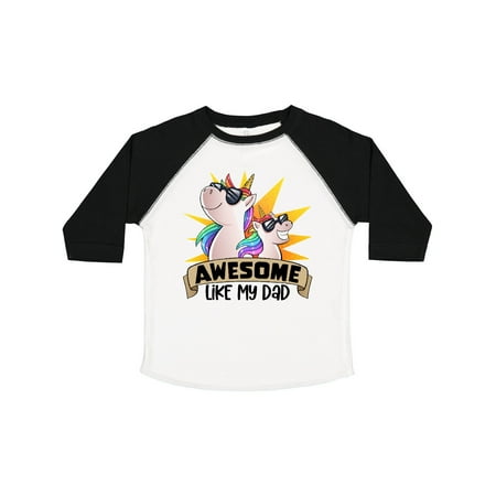 Inktastic Awesome Like My Dad Cute Unicorn Family in Sunglasses Gift Toddler Boy or Toddler Girl T-Shirt
Inktastic Awesome Like My Dad Cute Unicorn Family in Sunglasses Gift Toddler Boy or Toddler Girl T-Shirt