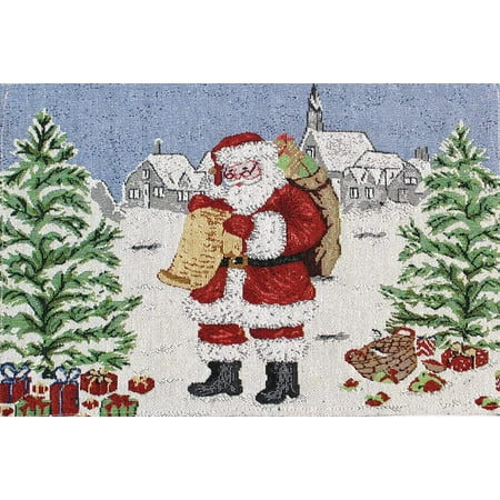Holiday Joy Christmas Tapestry Placemats Set of Six (6) Colorful Tapestry Weave Fabric for Holiday s Thanksgiving Winter Christmas
Holiday Joy Christmas Tapestry Placemats Set of Six (6) Colorful Tapestry Weave Fabric for Holiday s Thanksgiving Winter Christmas
