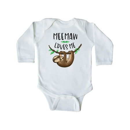 Inktastic Meemaw Loves Me Cute Sloth and Baby Gift Baby Boy or Baby Girl Long Sleeve Bodysuit
Inktastic Meemaw Loves Me Cute Sloth and Baby Gift Baby Boy or Baby Girl Long Sleeve Bodysuit