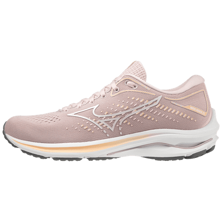 Mizuno Women s Wave Rider 25 Running Shoe Size 7.5 Pale Lilac-White (6K00)