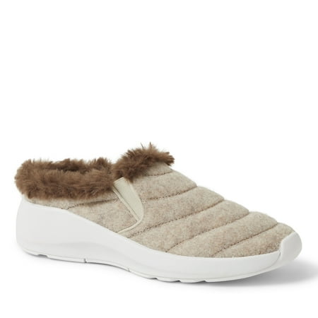 Dearfoams Women s Amaya Sleeper Wedge Indoor/Outdoor Sneakers
