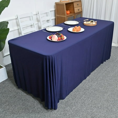 XTBN 1pc Spandex Tablecloth Stretchy Open Back Table Cover For Wedding Party And Banquet Party Decor Supplies Product Pictures Are Real Shots
XTBN 1pc Spandex Tablecloth Stretchy Open Back Table Cover For Wedding Party And Banquet Party Decor Supplies Product Pictures Are Real Shots