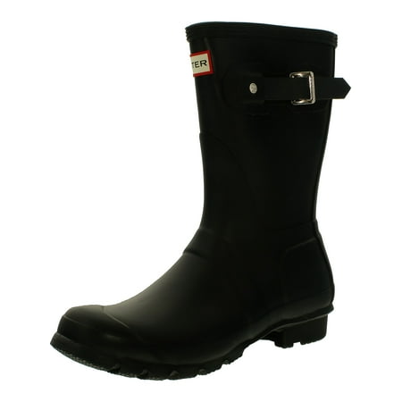 Hunter Women s Original Short Navy Mid-Calf Rubber Rain Boot - 6M