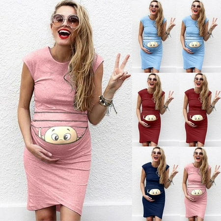 Tejiojio Maternity/Labor/Nursing Clothing Clearance Women Print Pregnant Maternity Maternity Props Casual Mini Dresses
Tejiojio Maternity/Labor/Nursing Clothing Clearance Women Print Pregnant Maternity Maternity Props Casual Mini Dresses
