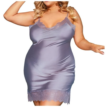 Puntoco Plus Size Nightdress Clearance Women Lingerie See-through Suspenders Short NightdressThong Two-piece Set Blue 10(XL)
Puntoco Plus Size Nightdress Clearance Women Lingerie See-through Suspenders Short NightdressThong Two-piece Set Blue 10(XL)