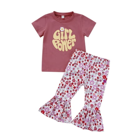 Livingsenburg Toddler Bell Bottoms Cow Print Baby Girl Summer Clothes Letter Print T-Shirt Short Sleeve Tops Flare Pant Headband Set
Livingsenburg Toddler Bell Bottoms Cow Print Baby Girl Summer Clothes Letter Print T-Shirt Short Sleeve Tops Flare Pant Headband Set