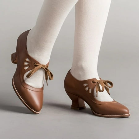 Retro Mary Jane Pumps Woman Vintage Lace Up Low Heel Dress Zapatos Ladies Brand Design Butterfly Wing Derby Shoes Plus Size 43 brown. 41
Retro Mary Jane Pumps Woman Vintage Lace Up Low Heel Dress Zapatos Ladies Brand Design Butterfly Wing Derby Shoes Plus Size 43 brown. 41