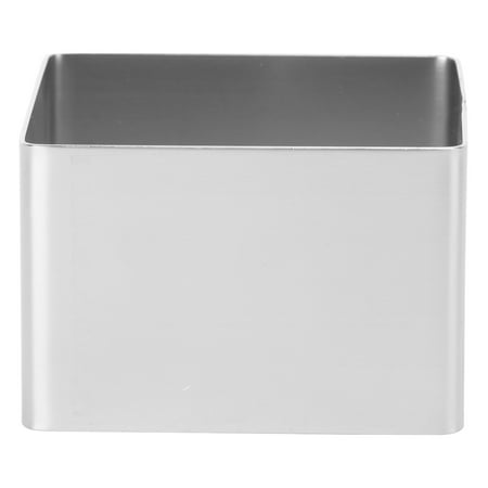 Bestonzon Square Mousse Mold Stainless Steel Cake Ring Mousse Cutter Cake Mold Dessert Ring Pastry Mould Baking Tool (Silver 4 Inch)
Bestonzon Square Mousse Mold Stainless Steel Cake Ring Mousse Cutter Cake Mold Dessert Ring Pastry Mould Baking Tool (Silver 4 Inch)