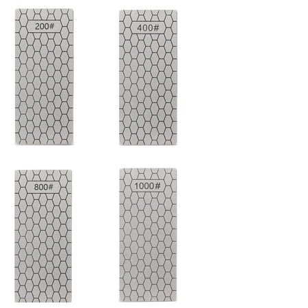 Diamond Sharpening Stone 6Pcs Knife Sharpening Stone with Extra Fine/Coarse Plate and Non-slip Base200/400/600/800/1000/1200#
Diamond Sharpening Stone 6Pcs Knife Sharpening Stone with Extra Fine/Coarse Plate and Non-slip Base200/400/600/800/1000/1200#