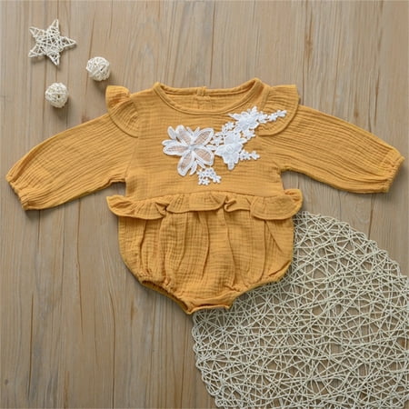 NIUREDLTD Babys Girls Boys Solid Spring Winter Flower Long Sleeve Romper Bodysuit Clothes
NIUREDLTD Babys Girls Boys Solid Spring Winter Flower Long Sleeve Romper Bodysuit Clothes