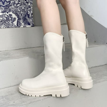 Juebong Boots on Sale Women s Boots Chunky Block Heel Boots Round Toe British Style All-Match Solid Color Lug Sole Non-Slip Mid Calf Waterproof Rain Boots
Juebong Boots on Sale Women s Boots Chunky Block Heel Boots Round Toe British Style All-Match Solid Color Lug Sole Non-Slip Mid Calf Waterproof Rain Boots