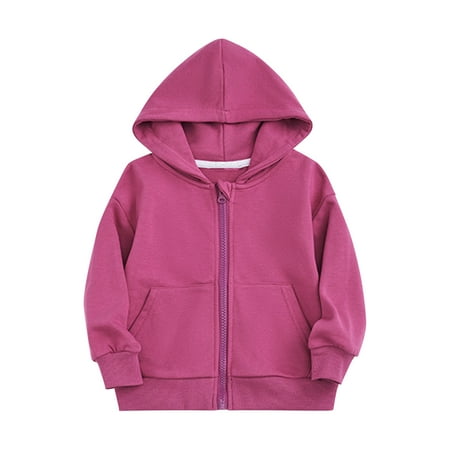 Toddler Kids Boys Girls Hooded Jacket Long Sleeve Full Zipper Lightweight Thin Jackets with Pockets Casual Solid Color Sweatshirts
Toddler Kids Boys Girls Hooded Jacket Long Sleeve Full Zipper Lightweight Thin Jackets with Pockets Casual Solid Color Sweatshirts