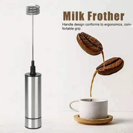 

Fosa Egg Beater Stainless Steel Coffee Stirrer Mixer Blender Electric Egg Beater Milk Frother Home Kitchen Utensils Milk Frother