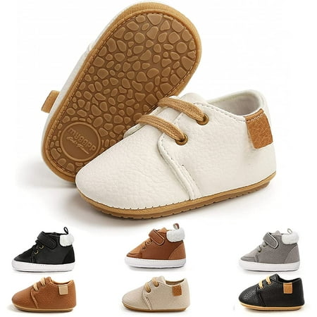 Baby Boys Girl Lace Up Leather Sneakers Soft Rubber Sole Infant Moccasins Newborn Oxford Loafers Rubber Sole Anti-Slip Toddler Wedding Uniform Dress Shoes 0-18 Months
Baby Boys Girl Lace Up Leather Sneakers Soft Rubber Sole Infant Moccasins Newborn Oxford Loafers Rubber Sole Anti-Slip Toddler Wedding Uniform Dress Shoes 0-18 Months