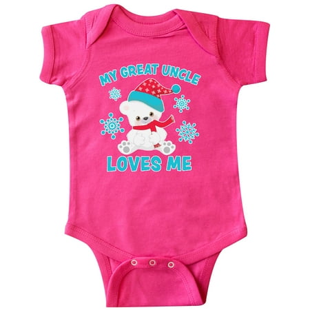 Inktastic Polar Bear My Great Uncle Loves Me in Santa Hat Gift Baby Boy or Baby Girl Bodysuit
Inktastic Polar Bear My Great Uncle Loves Me in Santa Hat Gift Baby Boy or Baby Girl Bodysuit