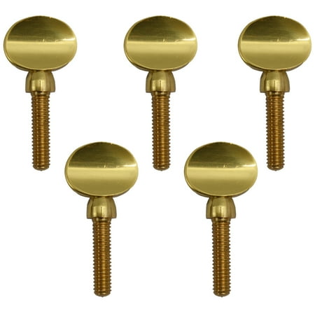 5 Pack Golden Neck Tightening Screws Woodwind Instrument Parts