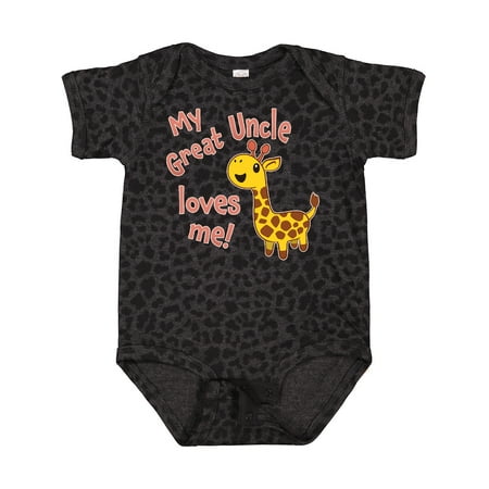 Inktastic My Great Uncle Loves Me- Cute Giraffe Gift Baby Boy or Baby Girl Bodysuit
Inktastic My Great Uncle Loves Me- Cute Giraffe Gift Baby Boy or Baby Girl Bodysuit