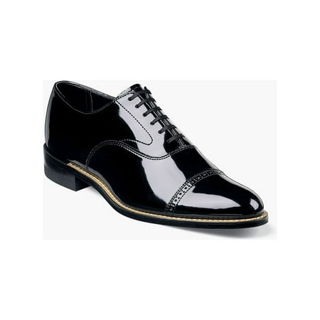 

11003 Stacy Adams Patent Shiny Leather Concorde Cap Toe Oxford Lace Up