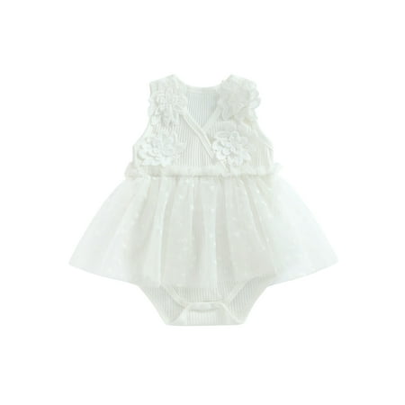 ELF 0-18M Baby Girls Knitted Romper Sleeveless V Neck Flower Heart Tulle Patchwork Infant Bodysuit Summer Clothes
ELF 0-18M Baby Girls Knitted Romper Sleeveless V Neck Flower Heart Tulle Patchwork Infant Bodysuit Summer Clothes