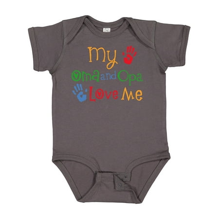 Inktastic Oma and Opa Love Me Grandchild Gift Baby Boy or Baby Girl Bodysuit 
Inktastic Oma and Opa Love Me Grandchild Gift Baby Boy or Baby Girl Bodysuit
