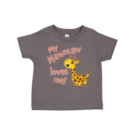 Inktastic My Mawmaw Loves Me- Cute Giraffe Gift Toddler Boy or Toddler Girl T-Shirt 
Inktastic My Mawmaw Loves Me- Cute Giraffe Gift Toddler Boy or Toddler Girl T-Shirt