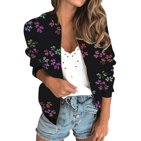 Cathalem Maternity plus Size Jacket Women s Jacket Lightweight Zip Casual Jacket Printed Coat Stand Collar Cropped Cute Coats Coat Pink Small
Cathalem Maternity plus Size Jacket Women s Jacket Lightweight Zip Casual Jacket Printed Coat Stand Collar Cropped Cute Coats Coat Pink Small