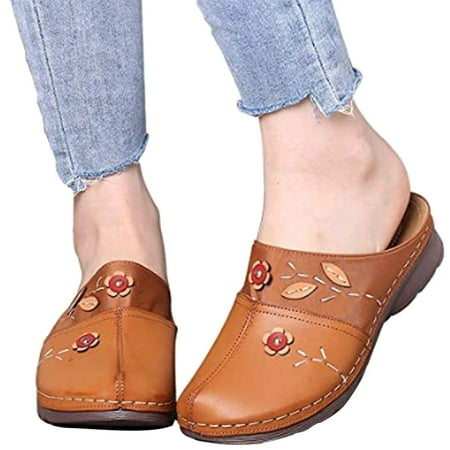 Women Clogs Sandals Ladies Comfort Closed Toe Wedges Platform Shoes Flower Slipper New
Women Clogs Sandals Ladies Comfort Closed Toe Wedges Platform Shoes Flower Slipper New