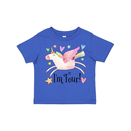 Inktastic I m 4 Cute Rainbow Unicorn with Stars and Hearts Gift Toddler Boy or Toddler Girl T-Shirt
Inktastic I m 4 Cute Rainbow Unicorn with Stars and Hearts Gift Toddler Boy or Toddler Girl T-Shirt