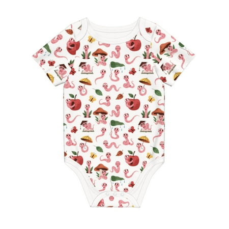 Matuu Cute Animal for Baby Short-Sleeve Bodysuit Soft Cotton Comfortable and Breathable Perfect for Newborns and Infants
Matuu Cute Animal for Baby Short-Sleeve Bodysuit Soft Cotton Comfortable and Breathable Perfect for Newborns and Infants