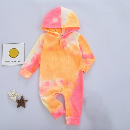 Leutsin Toddler Girls Kids Jumpsuit One Piece Newborn Baby Boys Girls Colorful Rainbow Tie-Dye Hooded Romper Jumpsuit Clothes
Leutsin Toddler Girls Kids Jumpsuit One Piece Newborn Baby Boys Girls Colorful Rainbow Tie-Dye Hooded Romper Jumpsuit Clothes