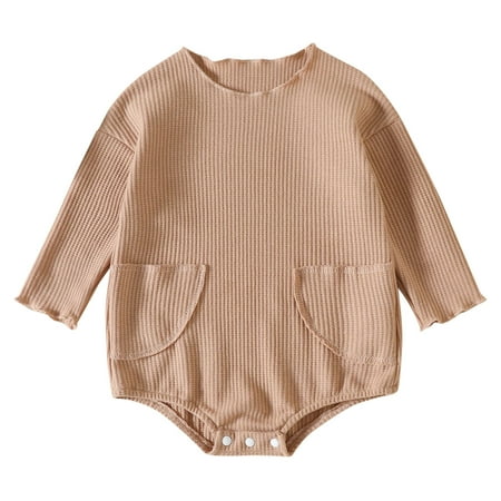 Romper For Child Kids Solid Color Short Sleeve Infant Autumn Pocket Coveralls Bodysuit Clothes Homewear Soft Fittness Loose Jumpsuits
Romper For Child Kids Solid Color Short Sleeve Infant Autumn Pocket Coveralls Bodysuit Clothes Homewear Soft Fittness Loose Jumpsuits