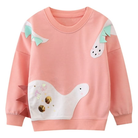 HILEELANG Toddle Girl Sweatshirts Pink Animal Applique Cotton Casual Crew Neck Long Sleeve Tops Shirt 5T
HILEELANG Toddle Girl Sweatshirts Pink Animal Applique Cotton Casual Crew Neck Long Sleeve Tops Shirt 5T