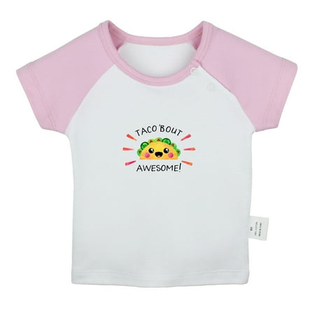 Taco Bout Awesome Novelty T shirt For Baby Newborn Babies T-shirts Infant Tops 0-24M Kids Graphic Tees Clothing (Short Pink Raglan T-shirt 0-6 Months)
Taco Bout Awesome Novelty T shirt For Baby Newborn Babies T-shirts Infant Tops 0-24M Kids Graphic Tees Clothing (Short Pink Raglan T-shirt 0-6 Months)