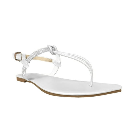 HGWXX7 Womens Ladies Flat Rhinestone Buckle Strap Flip Flops Sandals Shoes For Women White 40
HGWXX7 Womens Ladies Flat Rhinestone Buckle Strap Flip Flops Sandals Shoes For Women White 40