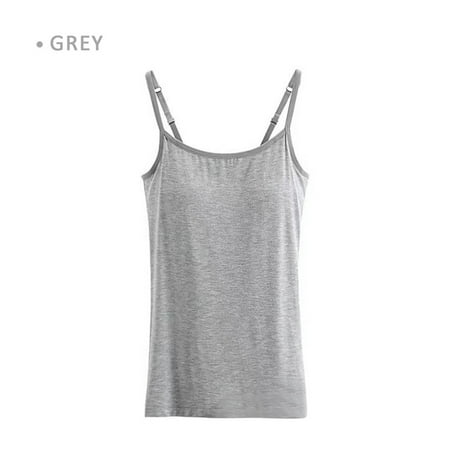 Womens Cotton Camisole Adjustable Strap Tank Tops with Shelf Bra Stretch Undershirts
Womens Cotton Camisole Adjustable Strap Tank Tops with Shelf Bra Stretch Undershirts