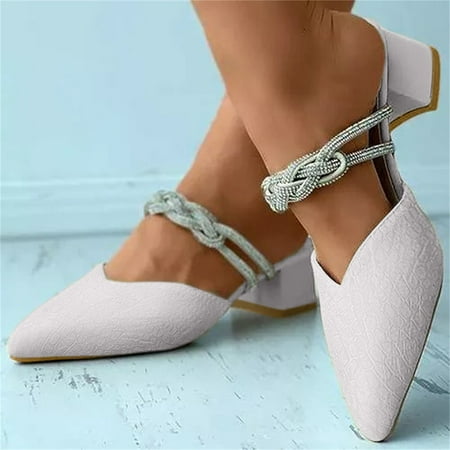 uikmnh Women Shoes Fashion Women Summer Pointed Toe Comfortable Heels Shoes Beach Rhinestones Breathable Sandals Slippers Beige 6.5
uikmnh Women Shoes Fashion Women Summer Pointed Toe Comfortable Heels Shoes Beach Rhinestones Breathable Sandals Slippers Beige 6.5