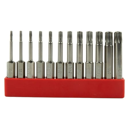 Leke 12pcs Hollow Torx Screwdriver Bits Hex Shank -T40 Tool For Exact Screw Unscrew
Leke 12pcs Hollow Torx Screwdriver Bits Hex Shank -T40 Tool For Exact Screw Unscrew